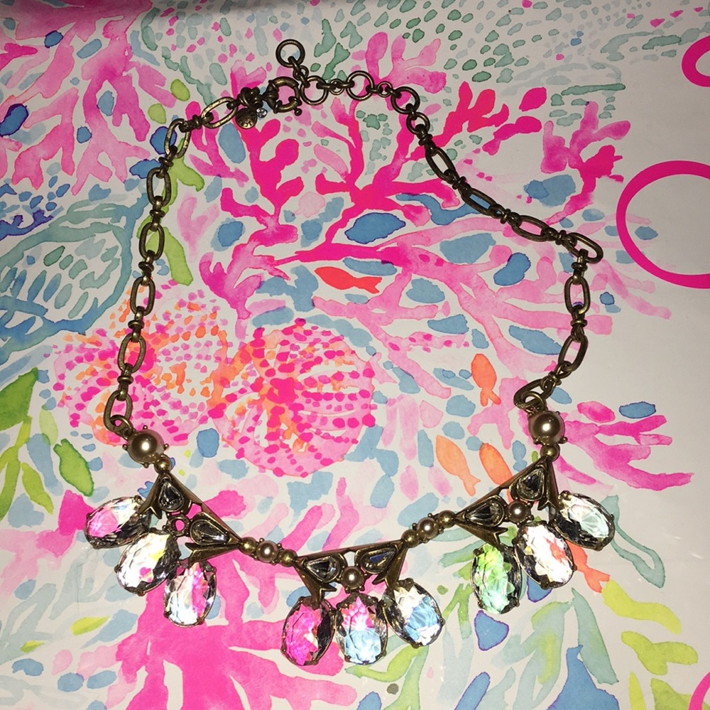 J, Crew crystal necklace